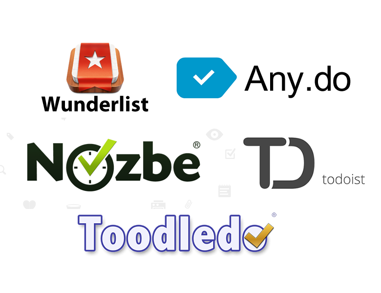 wunderlist_anydo_nozbe_todoist_toodledo